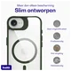 Buddi Hybrid Apple iPhone 17e / 16e Hoesje MagSafe Back Cover Transparant Groen afbeelding 7
