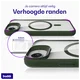 Buddi Hybrid Apple iPhone 17e / 16e Hoesje MagSafe Back Cover Transparant Groen afbeelding 8