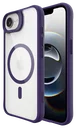 Buddi Hybrid Apple iPhone 17e / 16e Hoesje MagSafe Back Cover Transparant Paars