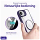 Buddi Hybrid Apple iPhone 17e / 16e Hoesje MagSafe Back Cover Transparant Paars afbeelding 5
