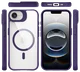 Buddi Hybrid Apple iPhone 17e / 16e Hoesje MagSafe Back Cover Transparant Paars afbeelding 10
