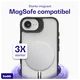 Buddi Hybrid Apple iPhone 17e / 16e Hoesje MagSafe Back Cover Matte Zwart afbeelding 4