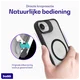 Buddi Hybrid Apple iPhone 17e / 16e Hoesje MagSafe Back Cover Matte Zwart afbeelding 5
