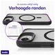 Buddi Hybrid Apple iPhone 17e / 16e Hoesje MagSafe Back Cover Matte Zwart afbeelding 6
