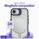 Buddi Hybrid Apple iPhone 17e / 16e Hoesje MagSafe Back Cover Matte Blauw afbeelding 4