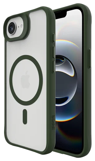 Buddi Hybrid Apple iPhone 17e / 16e Hoesje MagSafe Back Cover Matte Groen afbeelding 1