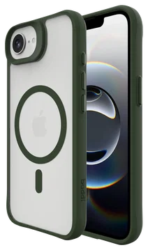 Buddi Hybrid Apple iPhone 17e / 16e Hoesje MagSafe Back Cover Matte Groen