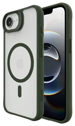 Buddi Hybrid Apple iPhone 16e Hoesje MagSafe Back Cover Matte Groen afbeelding