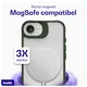 Buddi Hybrid Apple iPhone 17e / 16e Hoesje MagSafe Back Cover Matte Groen afbeelding 4