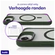 Buddi Hybrid Apple iPhone 17e / 16e Hoesje MagSafe Back Cover Matte Groen afbeelding 6