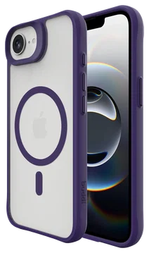 Buddi Hybrid Apple iPhone 17e / 16e Hoesje MagSafe Back Cover Matte Paars
