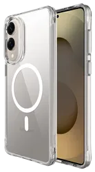 Buddi Core Samsung Galaxy S25 Edge Hoesje MagSafe Back Cover Transparant afbeelding