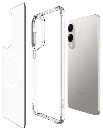 Buddi Core Samsung Galaxy S25 Edge Hoesje MagSafe Back Cover Transparant afbeelding 10