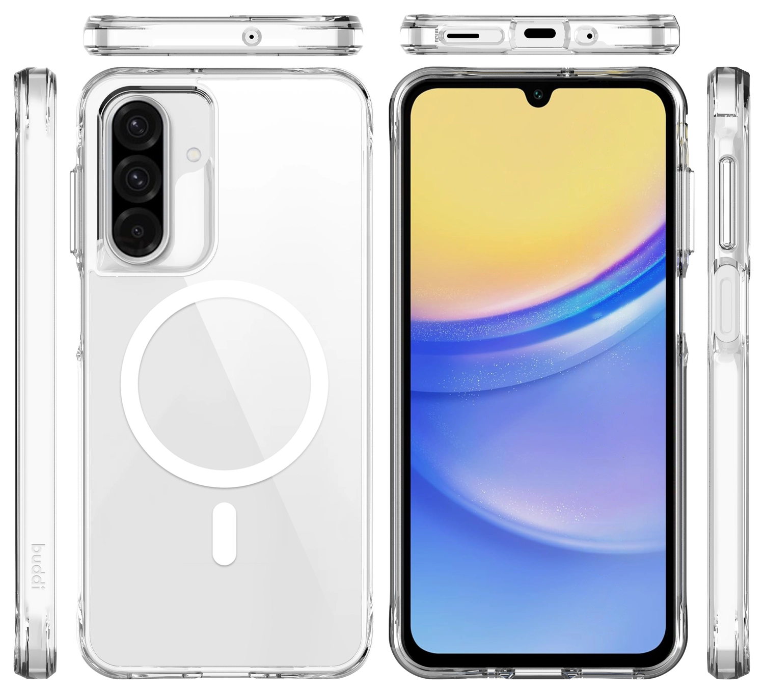 Buddi Core Samsung Galaxy A16 / A26 Hoesje MagSafe Back Cover Transparant afbeelding 10