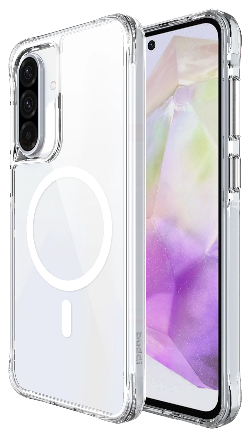 Buddi Core Samsung Galaxy A56 / A36 Hoesje MagSafe Back Cover Transparant afbeelding 1
