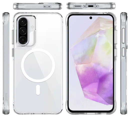 Buddi Core Samsung Galaxy A56 / A36 Hoesje MagSafe Back Cover Transparant afbeelding 10