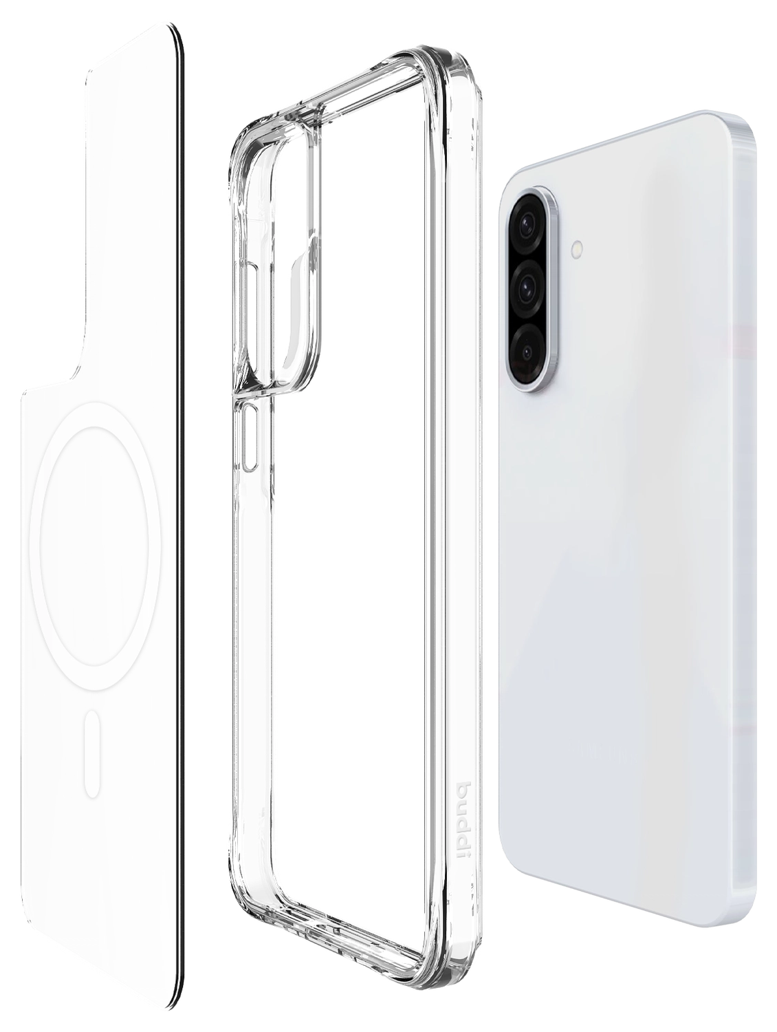 Buddi Core Samsung Galaxy A56 / A36 Hoesje MagSafe Back Cover Transparant afbeelding 9