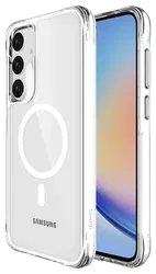 Buddi Core Samsung Galaxy A55 Hoesje MagSafe Back Cover Transparant afbeelding