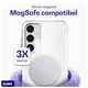Buddi Core Samsung Galaxy A55 Hoesje MagSafe Back Cover Transparant afbeelding 3