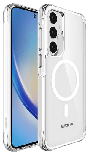 Buddi Core Samsung Galaxy A55 Hoesje MagSafe Back Cover Transparant afbeelding 8