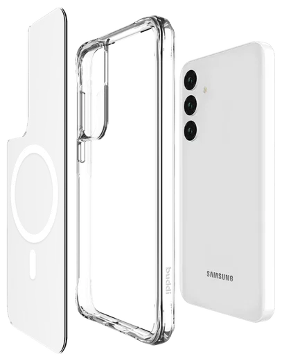 Buddi Core Samsung Galaxy A55 Hoesje MagSafe Back Cover Transparant afbeelding 9