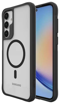 Buddi Hybrid Samsung Galaxy A55 Hoesje MagSafe Back Cover Matte Zwart