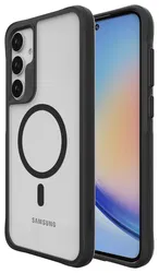 Buddi Hybrid Samsung Galaxy A55 Hoesje MagSafe Back Cover Matte Zwart afbeelding