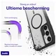 Buddi Hybrid Samsung Galaxy A55 Hoesje MagSafe Back Cover Matte Zwart afbeelding 2