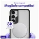 Buddi Hybrid Samsung Galaxy A55 Hoesje MagSafe Back Cover Matte Zwart afbeelding 3