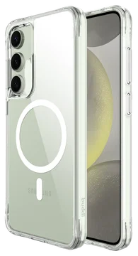 Buddi Core Samsung Galaxy S24 FE Hoesje MagSafe Back Cover Transparant