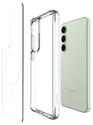 Buddi Core Samsung Galaxy S24 FE Hoesje MagSafe Back Cover Transparant afbeelding 10