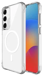 Buddi Core Samsung Galaxy S25 / S24 Hoesje MagSafe Back Cover Transparant afbeelding