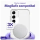 Buddi Core Samsung Galaxy S25 / S24 Hoesje MagSafe Back Cover Transparant afbeelding 3