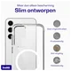 Buddi Core Samsung Galaxy S25 / S24 Hoesje MagSafe Back Cover Transparant afbeelding 4