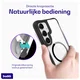 Buddi Hybrid Samsung Galaxy S25 / S24 Hoesje MagSafe Transparant Zwart afbeelding 4