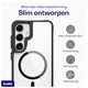 Buddi Hybrid Samsung Galaxy S25 / S24 Hoesje MagSafe Transparant Zwart afbeelding 6