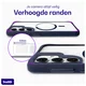 Buddi Hybrid Samsung Galaxy S25 / S24 Hoesje MagSafe Transparant Blauw afbeelding 5