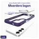 Buddi Hybrid Samsung Galaxy S25 / S24 Hoesje MagSafe Transparant Paars afbeelding 7