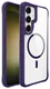 Buddi Hybrid Samsung Galaxy S25 / S24 Hoesje MagSafe Transparant Paars afbeelding 8