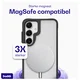 Buddi Hybrid Samsung Galaxy S25 / S24 Hoesje MagSafe Matte Zwart afbeelding 3