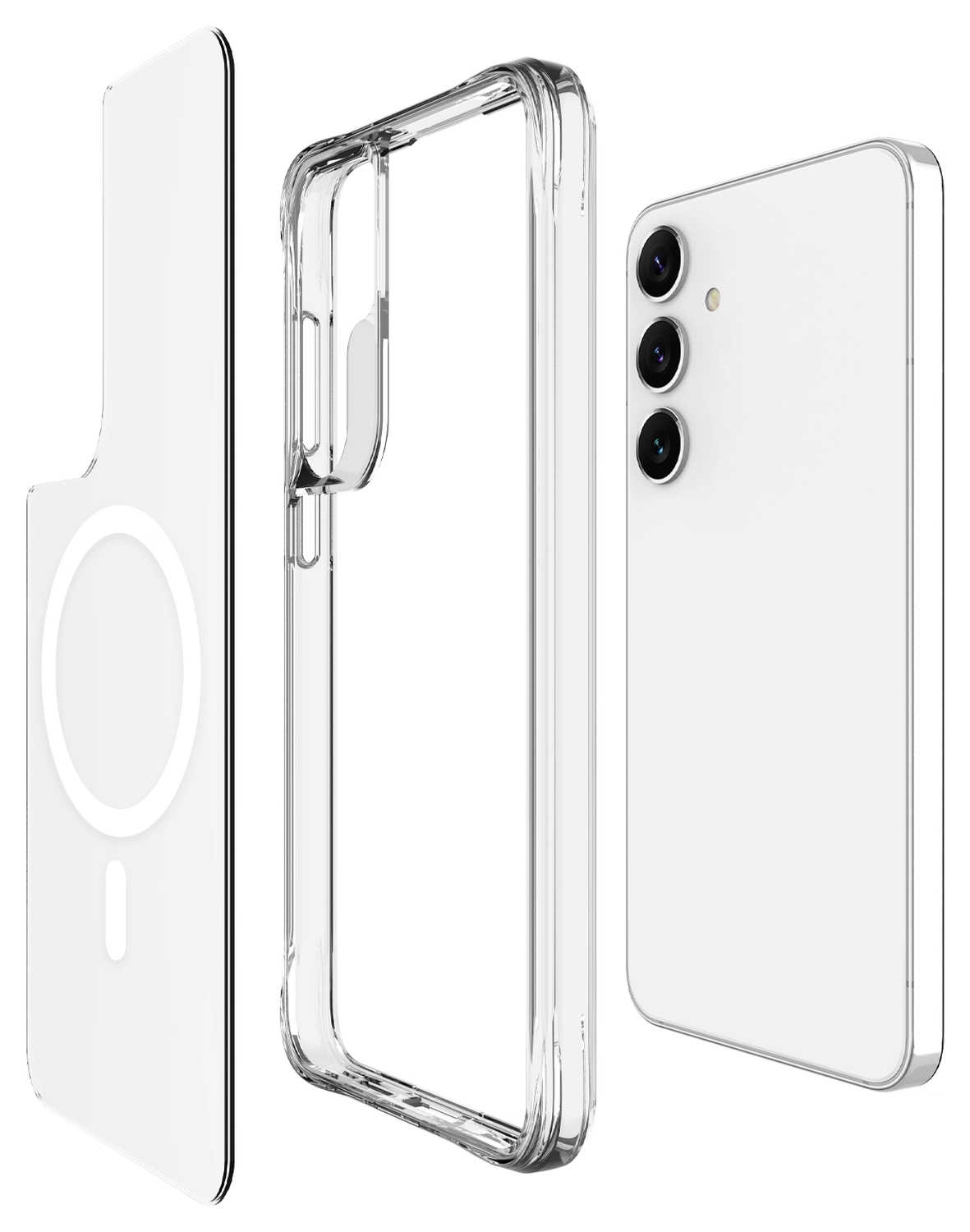 Buddi Core Samsung Galaxy S25 Plus / S24 Plus Hoesje MagSafe Transparant afbeelding 9
