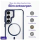 Buddi Hybrid Samsung Galaxy S25 Plus / S24 Plus Hoesje MagSafe Transparant Blauw afbeelding 6