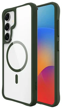 Buddi Hybrid Samsung Galaxy S25 Plus / S24 Plus Hoesje MagSafe Transparant Groen