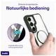 Buddi Hybrid Samsung Galaxy S25 Plus / S24 Plus Hoesje MagSafe Transparant Groen afbeelding 4