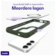 Buddi Hybrid Samsung Galaxy S25 Plus / S24 Plus Hoesje MagSafe Transparant Groen afbeelding 7