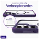 Buddi Hybrid Samsung Galaxy S25 Plus / S24 Plus Hoesje MagSafe Transparant Paars afbeelding 5