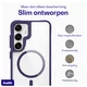 Buddi Hybrid Samsung Galaxy S25 Plus / S24 Plus Hoesje MagSafe Transparant Paars afbeelding 6