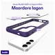 Buddi Hybrid Samsung Galaxy S25 Plus / S24 Plus Hoesje MagSafe Transparant Paars afbeelding 7