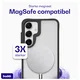 Buddi Hybrid Samsung Galaxy S25 Plus / S24 Plus Hoesje MagSafe Matte Zwart afbeelding 3