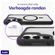 Buddi Hybrid Samsung Galaxy S25 Plus / S24 Plus Hoesje MagSafe Matte Zwart afbeelding 5